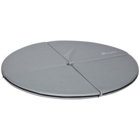 Pole Dance Mat, 2"T x 5'W Folding Pole Dance Mat for Home, Lightweight and Foldable, Grey