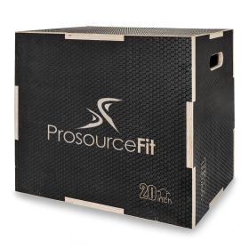 3 in 1 Wood Power Grip Plyometric Box  24/16/20
