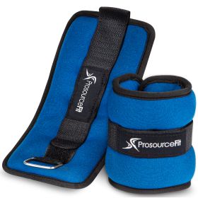 Ankle Weights 3 lb  Set of 2  Blue