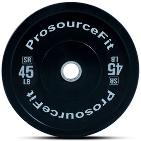 Solid Rubber Bumper Plate (Option: 45 lb)