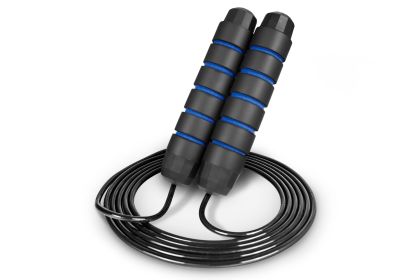 Speed Jump Rope with Foam Handles (Option: Blue)