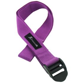 Cinch Buckle Yoga Strap (Option: Purple)