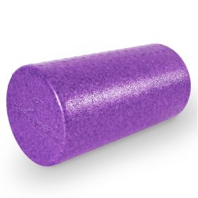 High Density Foam Roller (Option: 12x6 in  Purple)
