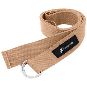 Metal D (Option: Ring Yoga Strap  Beige)