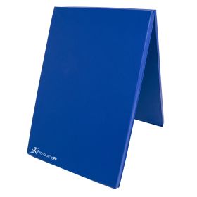 Bi (Option: Fold Folding Exercise Mat 6ft x 2ft  Blue)